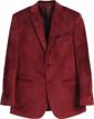 gioberti men's formal velvet blazer jacket: super soft and stylish! logo