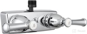 img 4 attached to 💧 Dura Faucet DF-SA100L-CP: Chrome RV Shower Faucet Valve Diverter with Hot/Cold Handles - Efficient and Durable!