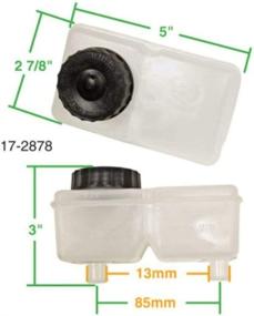 img 3 attached to 🔧 Dual Circuit Brake Reservoir for Type 1 Beetle 67-79: Compatible with Dune Buggy