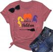hilarious sanderson sisters tee: women's halloween witch shirt for a spooktacular look logo