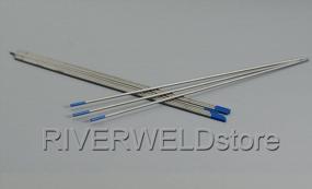img 1 attached to 10Pk 1/16" X 7" &1.6X175Mm Sky Blue WL20 Lanthanated TIG Welding Tungsten Electrode - 2%.