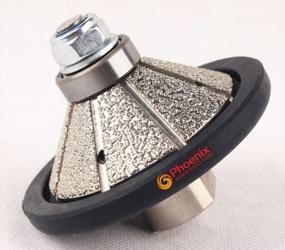 img 3 attached to Raizi E20(3/4") 20Mm 45 Degree Bevel Edge Diamond Hand Profile Wheel/Router Bits With 5/8-11 Thread For Granite Countertop