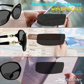 img 1 attached to Stylish Bifocal Sun Reader Sunglasses For Women With Oversized Frames For Sports And Outdoor Activities
