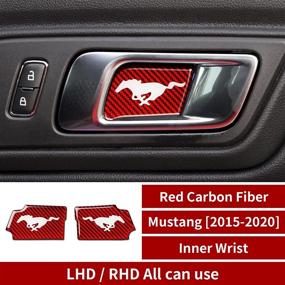 img 3 attached to Sticker Interior Mustang Decoration Accessories Car Care