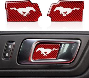 img 4 attached to Sticker Interior Mustang Decoration Accessories Car Care