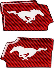 img 1 attached to Sticker Interior Mustang Decoration Accessories Car Care