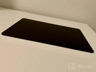 img 1 attached to Nekmit Black Leather Desk Blotter Pad 34 X 17 Inches Non-Slip Waterproof Flat review by Jason Stokes
