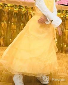 img 5 attached to Stylish and Sparkling Toddler Birthday Petticoat with Embroidery - Perfect for Girls' Dresses