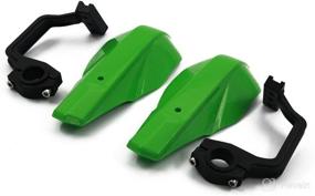 img 2 attached to 🏍️ Motorcycle Handguards: Universal PP Plastic Hand guards, 7/8 inch (22mm) & 1 1/8 inch (28mm) for Off-Road SX XCF Motocross Supermoto Racing Dirt Bike - GREEN