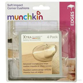 img 1 attached to 👶 Munchkin XTRAGUARD Soft Impact Corner Cushions - Pack of 4, 4 Count - Highly Effective Childproofing Solution