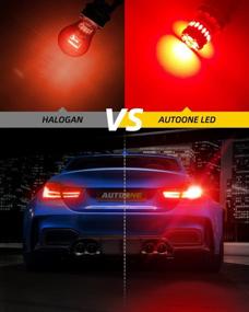 img 3 attached to Upgrade Your Car'S Tail Lights With AUTOONE 3156/3157 LED Strobe Bulbs - Super Bright Replacement For Halogens (Pack Of 2)