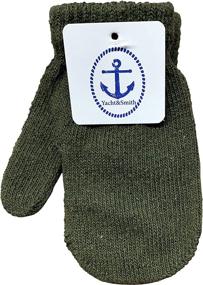 img 2 attached to 🧤 Stay Warm with Yacht Smith Colorful Stretch Mittens - Perfect Girls' Winter Accessories