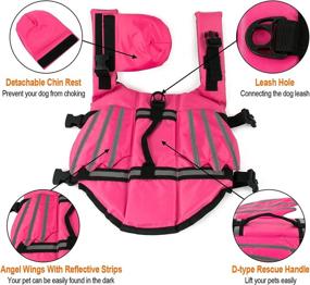 img 3 attached to Регулируемый спасательный круг Preserver Flotation Lifesaver Swim