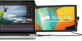 img 4 attached to Duex Portable IPS Monitor - 12.5" 1920x1080P 60Hz - Compatible with Laptops, Second Monitor, and more