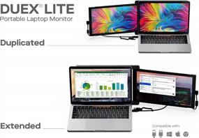 img 2 attached to Duex Portable IPS Monitor - 12.5" 1920x1080P 60Hz - Compatible with Laptops, Second Monitor, and more
