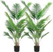 transform your space with veryhome's 5 feet artificial palm tree - perfect for indoor and outdoor decor! logo