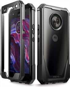 img 4 attached to Protect Your Moto X4 With Poetic Guardian Full-Body Hybrid Bumper Case