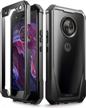 protect your moto x4 with poetic guardian full-body hybrid bumper case logo