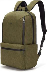 img 3 attached to Противоугонный рюкзак для мужчин: Pacsafe Metrosafe X объемом 20 л, мягким чехлом для ноутбука 15 дюймов и служебными функциями