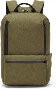img 4 attached to Противоугонный рюкзак для мужчин: Pacsafe Metrosafe X объемом 20 л, мягким чехлом для ноутбука 15 дюймов и служебными функциями