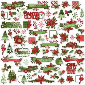 img 2 attached to Paper Die Cuts - December 25Th - Christmas - Over 60 Cardstock Scrapbook Die Cuts - By Miss Kate Cuttables