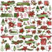 paper die cuts - december 25th - christmas - over 60 cardstock scrapbook die cuts - by miss kate cuttables logo