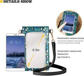 img 1 attached to Xhuibop Dachshund Touchscreen Crossbody Waterproof Women's Handbags & Wallets for Shoulder Bags