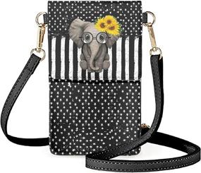 img 4 attached to Xhuibop Dachshund Touchscreen Crossbody Waterproof Women's Handbags & Wallets for Shoulder Bags