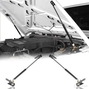 img 4 attached to 🚙 Hooke Road Wrangler JK Hood Lift Support Struts: Compatible with Jeep Wrangler JK & Unlimited 2011-2018 - Pair | Find the Perfect Kit Now!