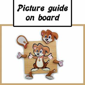 img 1 attached to Driddle Wooden Educational Jigsaw Puzzles For Toddlers - Learn Colors And Shapes - Preschool Learning Game And Kids Toy