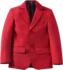 img 2 attached to Kids' Formal Blazer Jacket Coat By YuanLu - Ideal For Boys' Formal Suits
