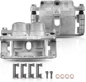 img 4 attached to 🔧 High-Quality Set of 2 Brake Caliper Assembly for Chevrolet Silverado Suburban Express Avalanche Tahoe GMC Hummer Cadillac: Improved Performance and Safety