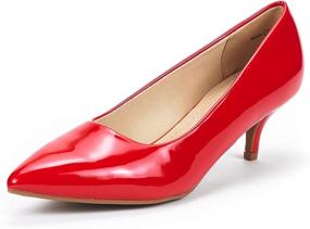 img 4 attached to DREAM PAIRS Womens DOrsay Pointed Women's Shoes ~ Pumps