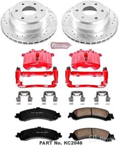 img 2 attached to 🚗 Enhance Your Vehicle's Braking Power with Power Stop KC2046 1-Click Performance Brake Kit and Calipers