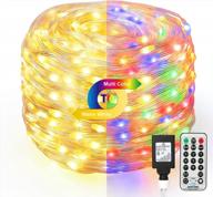 brizlabs christmas string lights, 270ft 800 led warm white & multicolor color changing christmas lights with remote timer, 11 modes xmas tree twinkle fairy lights for party indoor xmas tree decor logo