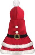🎅 nacoco pet christmas coat dog cat santa suit skirts dog costumes (large): festive apparel for your furry friends logo
