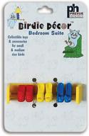 🐦 multi-functional prevue hendryx birdie decor shoe rack bird toy - perfect for organizing and entertaining your feathered friend! logo