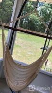 img 1 attached to Experience Total Comfort With The GREENSTELL Hammock Chair: Durable, Soft, And 330 Lbs Weight Capacity - Perfect For Indoor And Outdoor Relaxation review by Teresa Diers