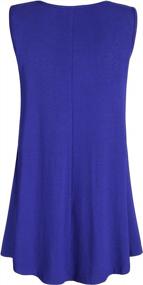 img 3 attached to Stylish Women'S Sleeveless Tunic Top - Perfect To Wear With Leggings