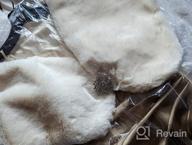 img 1 attached to JAKAWIN Women’S Faux Rabbit Fur Wraps And Shawls Bride Wedding Fur Stole Bridal Fur Shrug For Women And Girls review by Jamie Vanderburg