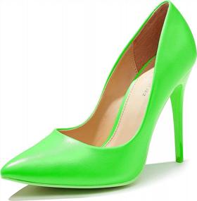 img 3 attached to Step Out In Style: Women'S Classic Stiletto Pointed-Toe Dress Pumps By DailyShoes
