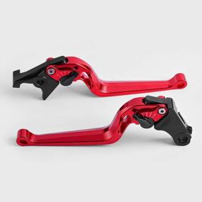 img 3 attached to Upgrade Your Ride With Fullibars Rebel Brake And Clutch Lever Kit In Striking Red Color