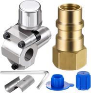 💥 bullet piercing valve kit: easily convert r12 to r134a with dust cap | compatible with multiple models | 7/16 inch low side port | bpv-31 logo