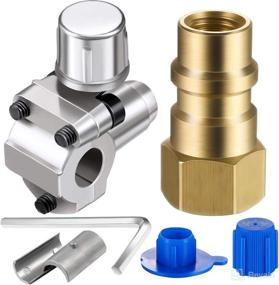 img 4 attached to 💥 Bullet Piercing Valve Kit: Easily Convert R12 to R134A with Dust Cap | Compatible with Multiple Models | 7/16 Inch Low Side Port | BPV-31