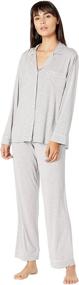 img 4 attached to Eberjey Gisele Long PJ Set For Women