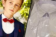 img 1 attached to 6 Piece Classy Plaid Slim 👔 Fit Suit Set for Boys by ELPA ELPA review by Brian Young