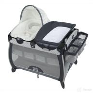 👶 graco pack 'n play playard quick connect portable seat deluxe, mckinley: unmatched convenience for on-the-go parents logo