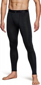 img 3 attached to Stay Cool And Compressed With TSLA Men'S Workout Leggings - Pocket And Non-Pocket Options Available