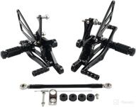 nicecnc motorcycle adjustable rearset footrests logo