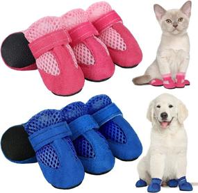 img 4 attached to Geyoga Breathable Adjustable Non Slip Protector Dogs